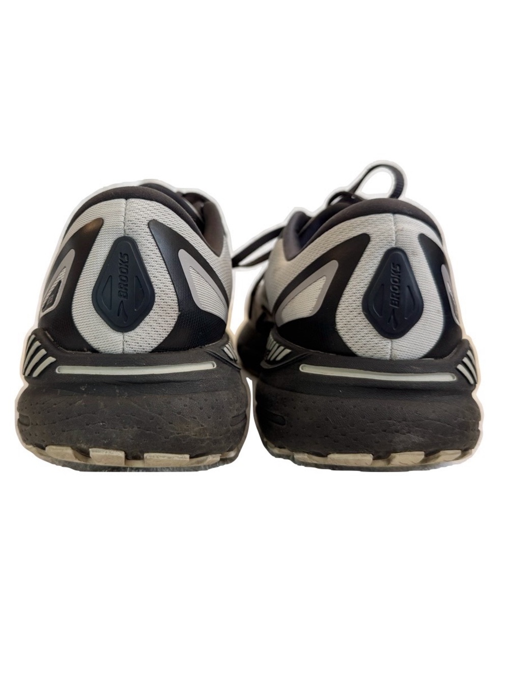 Brooks Adrenaline GTS 23 Men’s 11 Oyster Ebony Alloy Gray Black Running Shoes - Picture 6 of 9